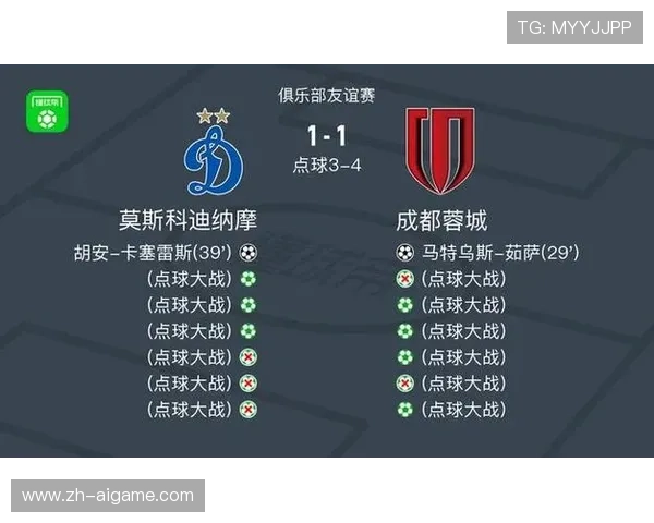 莫斯科市长杯季军争夺战：莫斯科迪纳摩对阵上海龙